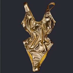Shiny Gold Swimsuit